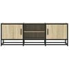 vidaXL Mobile TV Rovere Sonoma 120x35x41cm Legno Multistrato e Metallo