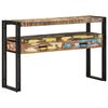 vidaXL Tavolo consolle 120 x 33 x 75 cm Legno Recuperato Massello