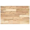 vidaXL Piano da Bagno Non Trattato 60x50x4 cm Legno Massello di Acacia