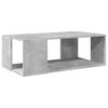 vidaXL Tavolino Salotto Grigio Cemento 89,5x48x30cm Legno Multistrato