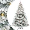 vidaXL Albero di Natale artificiale con 300 LED Bianco 240 cm PE e PVC