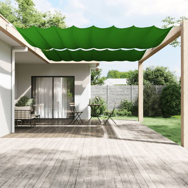 vidaXL Paravento Verticale Verde Chiaro 300x360 cm in Tessuto Oxford