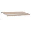 vidaXL Struttura della tenda Beige 400 x 200 cm