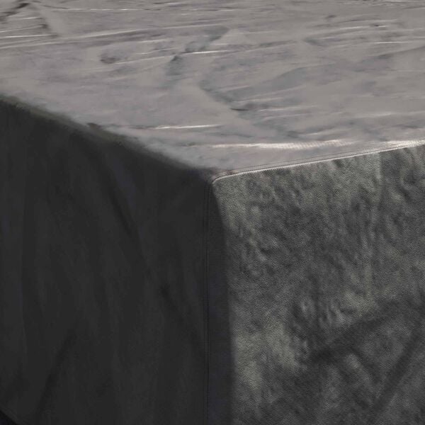 vidaXL Copertura per mobili Tinta unita Nero 260 x 260 x 90 cm 600D