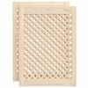vidaXL Ante con Design a Reticolo 2 pz 49,5x69 cm in Legno di Pino