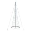 vidaXL Albero di Natale LED con 555 LED Bianco freddo 500 cm Metallo
