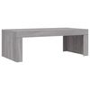 vidaXL Tavolino da Salotto Grigio Sonoma 102x50x36cm Legno Multistrato