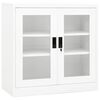 vidaXL Armadio per Ufficio Bianco 90x40x90 cm in Acciaio