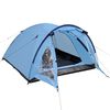 vidaXL Tenda per 3 Persone Blu