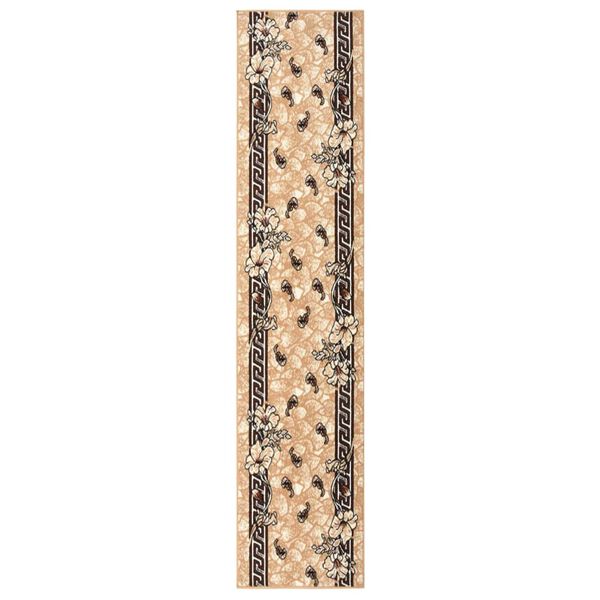 vidaXL Tappeto Lungo in BCF Beige 80x450 cm
