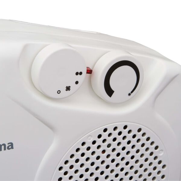 Qlima Stufa Elettrica EFH2010 2000 W Bianco