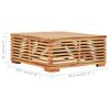vidaXL Set Divani da Giardino 6 pz con Cuscini Legno Massello di Teak