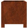 vidaXL Fioriere da Giardino 2 pz 30x30x30 cm in Acciaio Corten
