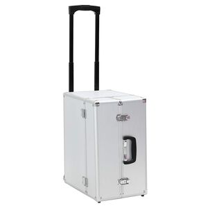vidaXL Valigia Trolley Pilota 47x39x27 cm in Alluminio Argento