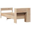 vidaXL Letto Libreria senza Materasso 90x190 cm Legno Massello Pino