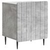 vidaXL Armadio da Notte Grigio Cemento 43 x 34,5 x 52 cm