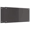 vidaXL Schienale da cucina 2 pz Grigio scuro 80 x 40 cm