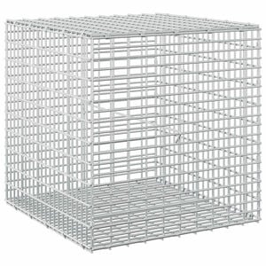 vidaXL Gabione con Filo da 3,5 mm e Rete da 5x2,5 cm 50x50x50 cm