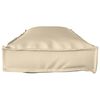 vidaXL Set di Cuscini per Pallet 2 pcs Beige 120 x 40 x 8 cm