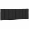 vidaXL Cuscino Testiera Hanko Nero 140 cm in Velluto