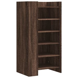 vidaXL Scarpiera Rovere Marrone 52x37,5x100 cm in Legno Multistrato