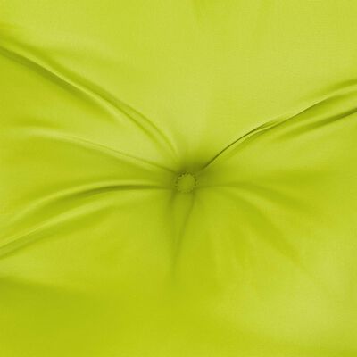 vidaXL Cuscino per Pallet Verde Brillante 50x50x12 cm in Tessuto