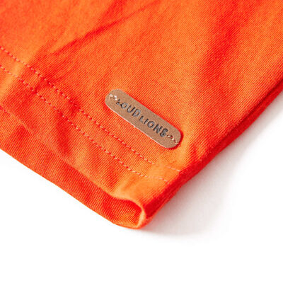 Maglietta Bambino Maniche Lunghe Arancione Brillante 92