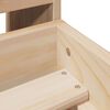 vidaXL Giroletto senza Materasso 90x200 cm in Legno Massello di Pino