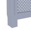 vidaXL Copertura per Radiatore Antracite 112x19x81 cm in MDF