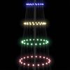 vidaXL Albero di Natale LED con 355 LED Multicolore 184.5 cm Metallo