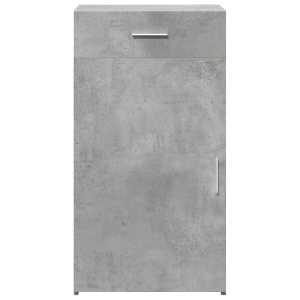 vidaXL Credenza Grigio Cemento 50x42,5x93 cm in Legno Multistrato