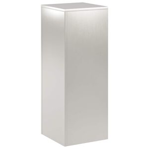 vidaXL Supporto per piante Argento 30 x 30 x 80 cm Acciaio