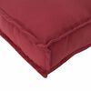 vidaXL Set di divani con cuscino Rosso Vino 120 x 92 x 69 cm