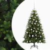 vidaXL Albero di Natale Artificiale con Palline 120 cm 150 LED