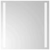 vidaXL Specchio da Bagno con Luci LED 40x40 cm