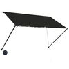 vidaXL Tenda da Sole Retrattile con LED 250x150 cm Antracite