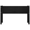 vidaXL Fioriere da Giardino 2 pz Nere 110x31x70 cm in Legno di Pino