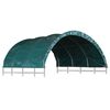 vidaXL Tenda per Bestiame in PVC 3,7x3,7 m Verde