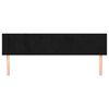 vidaXL Testiera Nera 200x5x78/88 cm in Velluto