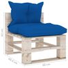 vidaXL Set Salotto Giardino su Pallet Cuscini 6 pz in Legno di Pino