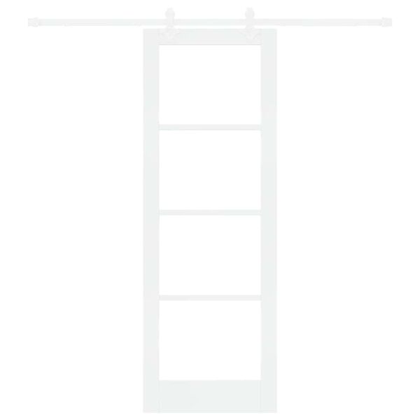 vidaXL Porta scorrevole Bianco 73,5 x 211 cm