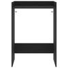 vidaXL Mobiletto per lavatrice Rovere Nero 67,5 x 48 x 97 cm