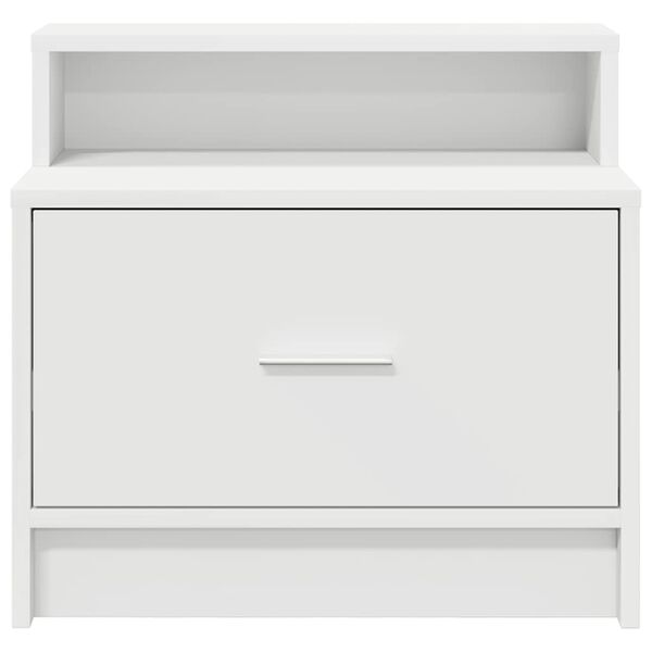 vidaXL Comodini con Cassetto 2 pz Bianco 51x31x47 cm