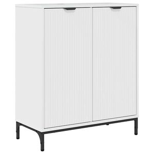 vidaXL Credenza Bianco Lucido 69,5 x 33 x 82 cm Legno multistrato