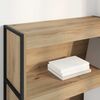 vidaXL Armadio per Libri Rovere Artigianale 80 x 30 x 155 cm