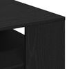 vidaXL Tavolino da salotto Rovere Nero 102 x 55 x 43 cm