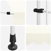 vidaXL Tenda da Sole Retrattile Manuale 150 cm Crema