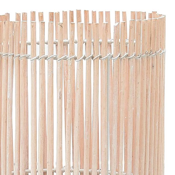 vidaXL Lampada da Pavimento in Salice Bianca 52 cm E27