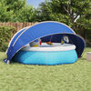 vidaXL Dome Piscina Blu 405 x 405 x 192 cm