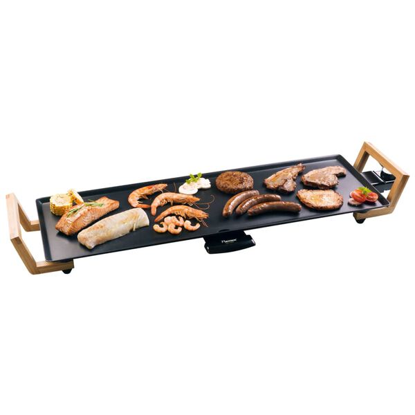 Bestron Griglia Tavolo Plancha Asia Lounge ABP603BB Bamb&ugrave; XL 70x23 cm